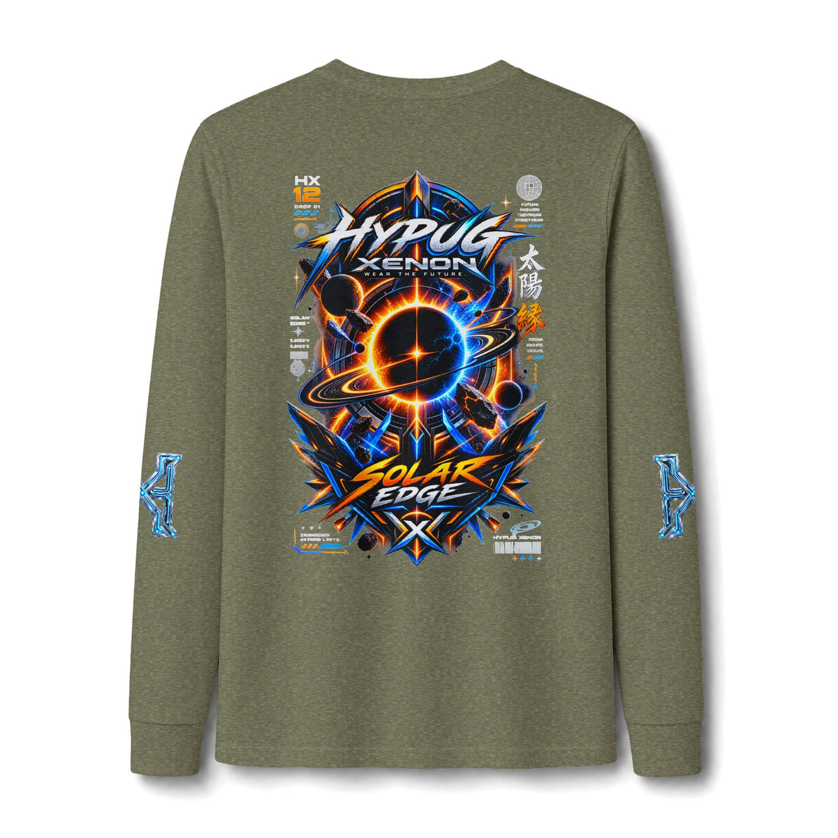 HYPUG XENON SOLAR EDGE Long Sleeve Tee — DROP 01