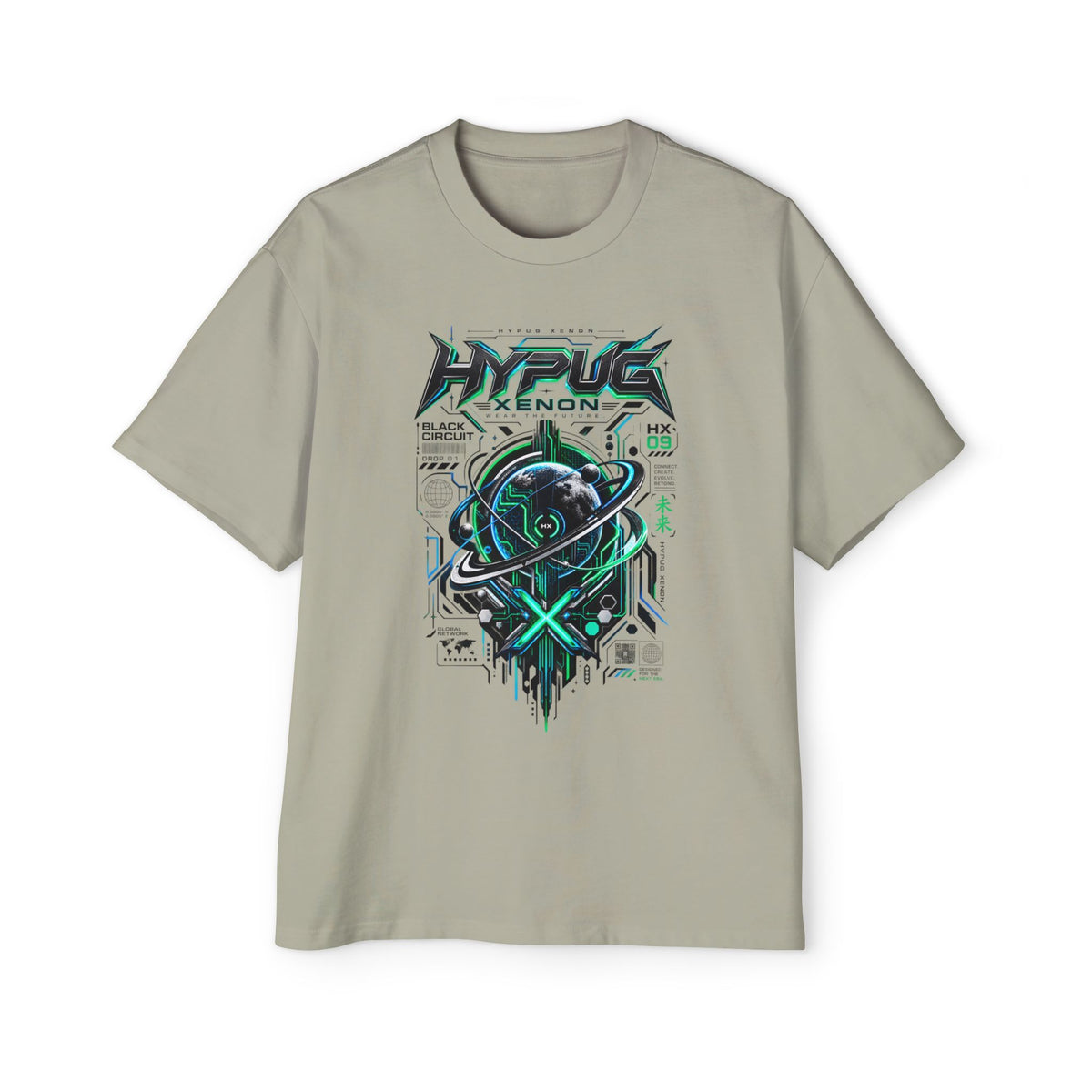 HYPUG XENON BLACK CIRCUIT T-Shirt — DROP 01