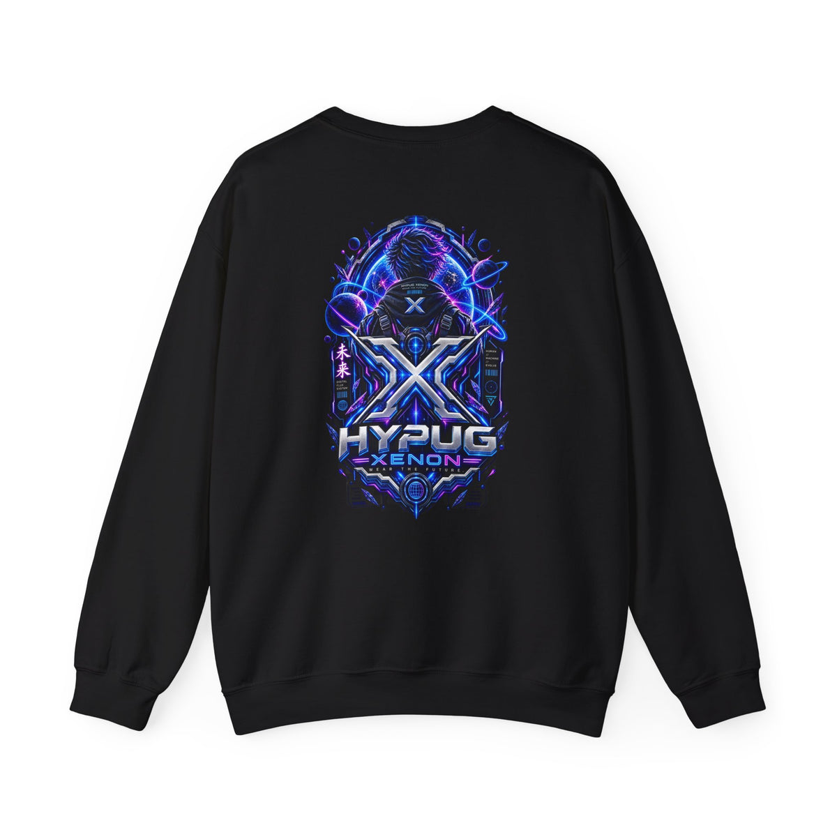 HYPUG XENON — DIGITAL FLUX SWEATSHIRT