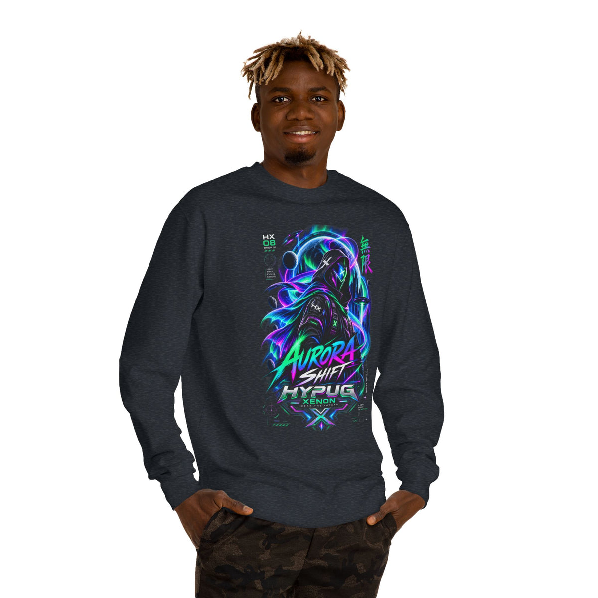 HYPUG XENON Aurora Shift — Drop 01 Sweatshirt
