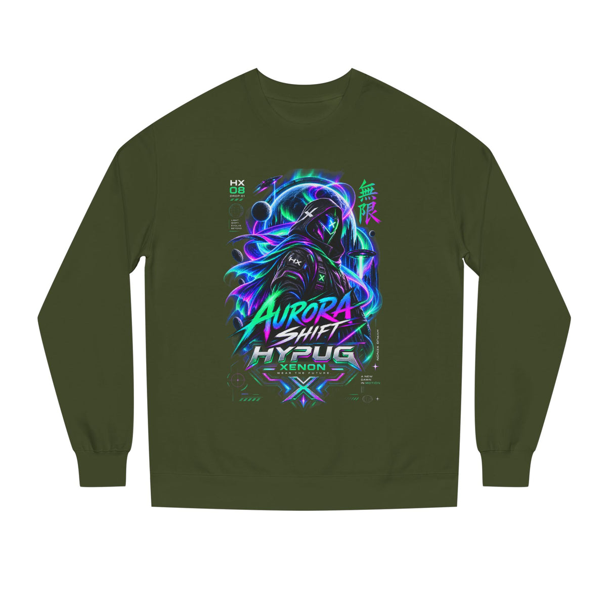 HYPUG XENON Aurora Shift — Drop 01 Sweatshirt