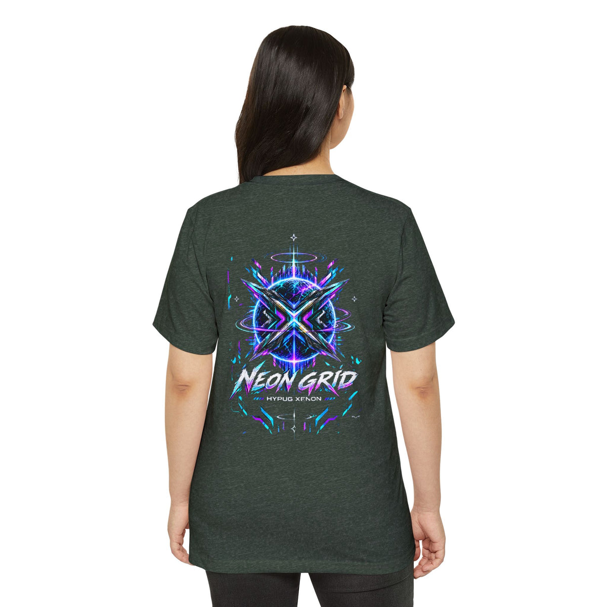 HYPUG XENON Neon Grid T-Shirt — Drop 01