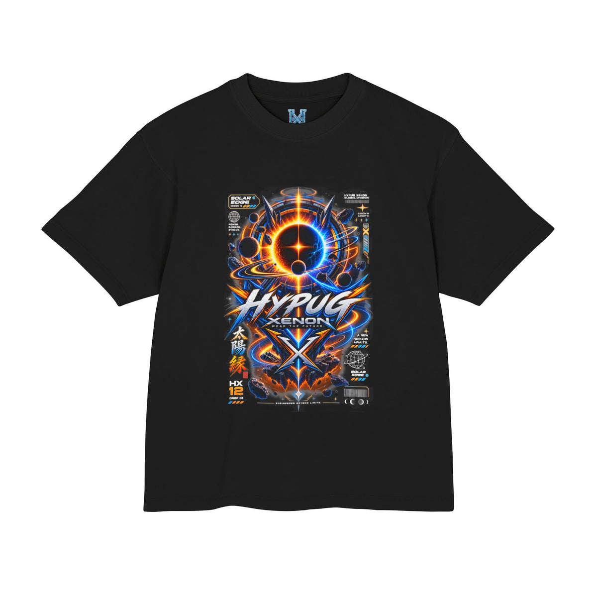 HYPUG XENON SOLAR EDGE T-shirt  — DROP 01