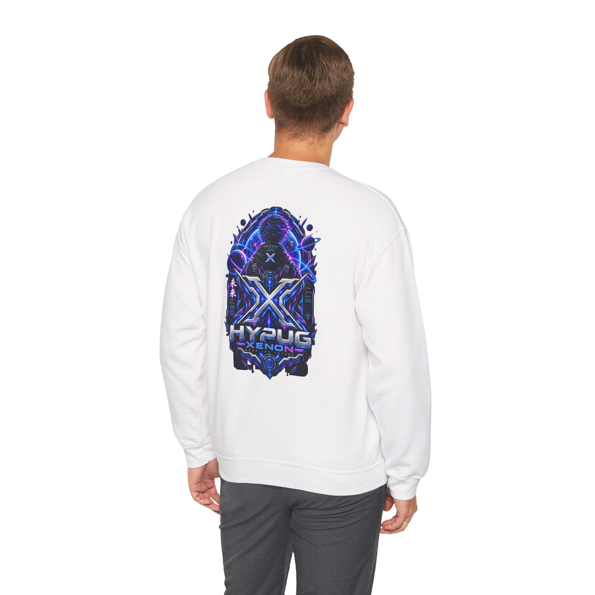 HYPUG XENON — DIGITAL FLUX SWEATSHIRT