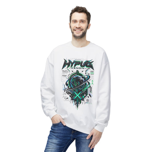 HYPUG XENON BLACK CIRCUIT Sweatshirt — DROP 01