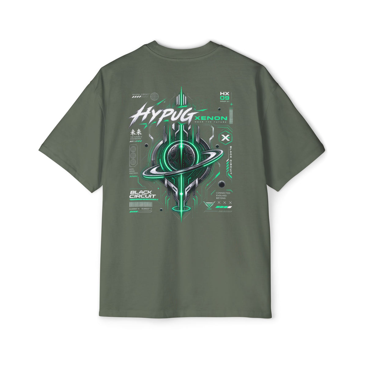 HYPUG XENON BLACK CIRCUIT T-Shirt — DROP 01