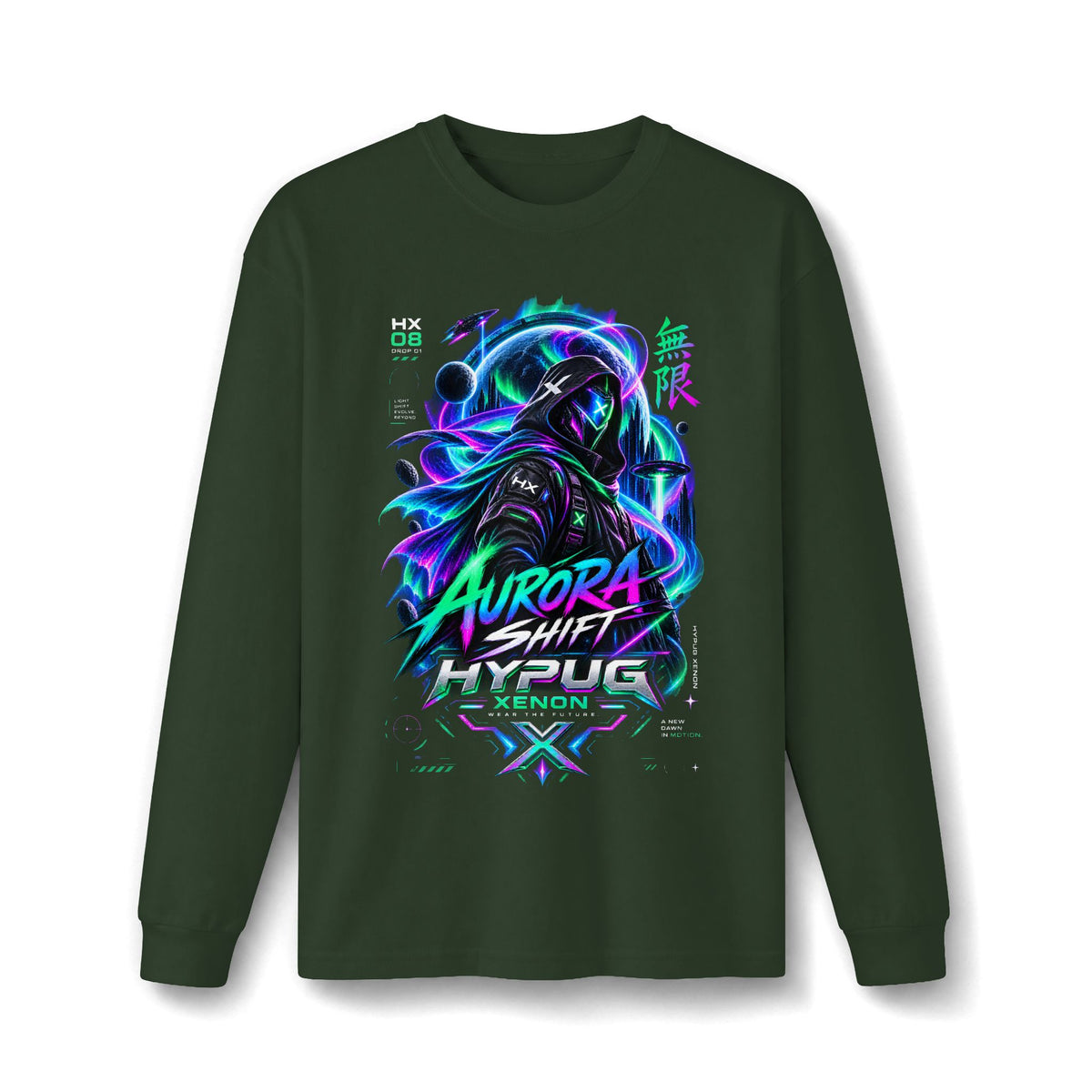 HYPUG XENON Aurora Shift Long Sleeve — Drop 01
