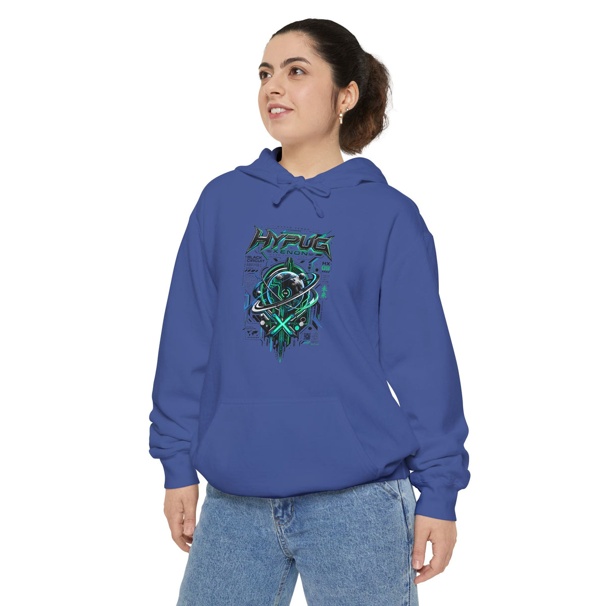 HYPUG XENON BLACK CIRCUIT Hoodie — DROP 01