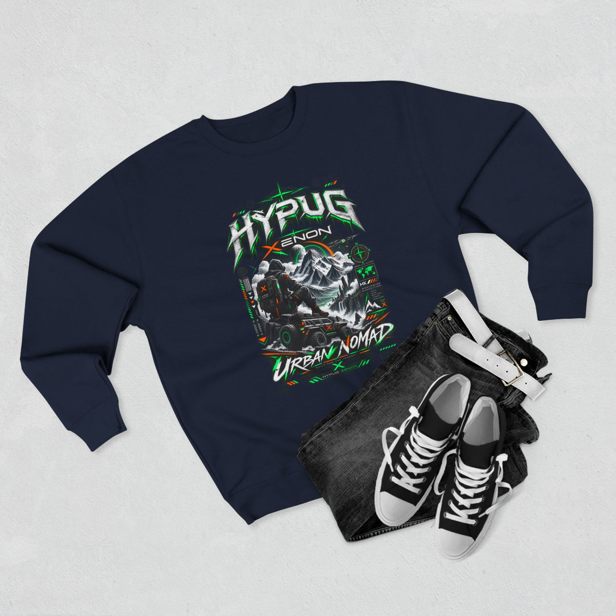 Hypug Xenon - Urban Nomad Sweatshirt — Drop 01