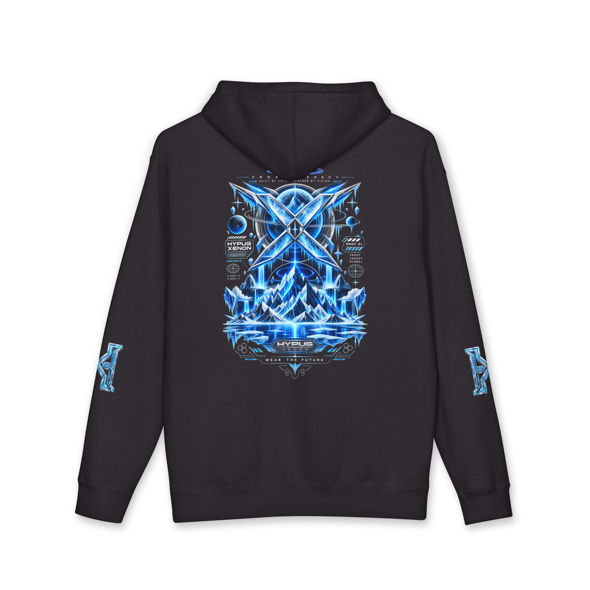 HYPUG XENON  Hoodie  Frost Legacy™ — Drop 01