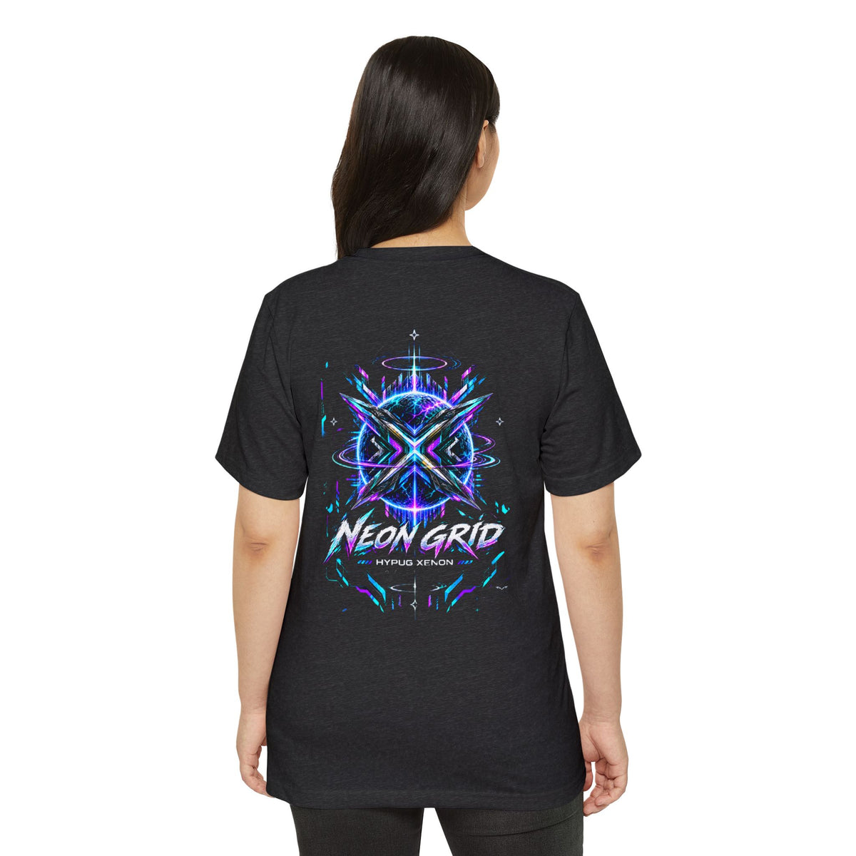 HYPUG XENON Neon Grid T-Shirt — Drop 01
