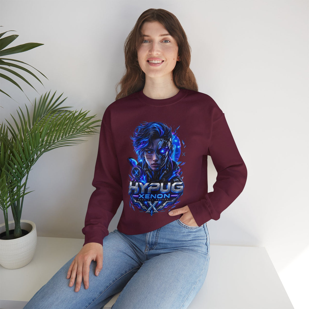 HYPUG XENON — DIGITAL FLUX SWEATSHIRT