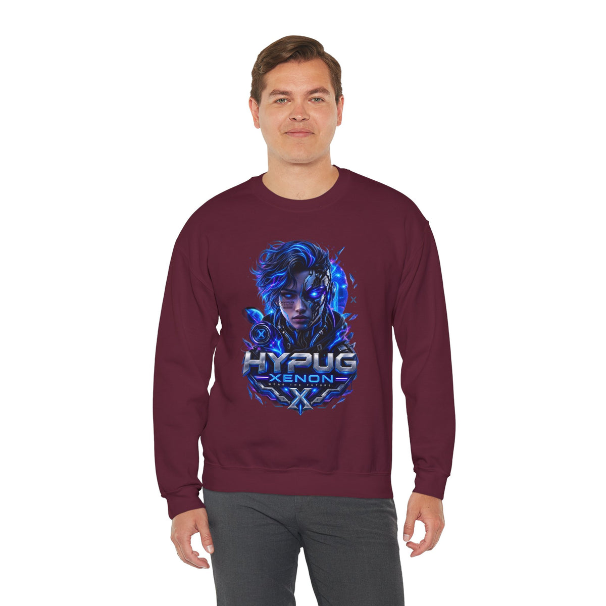 HYPUG XENON — DIGITAL FLUX SWEATSHIRT