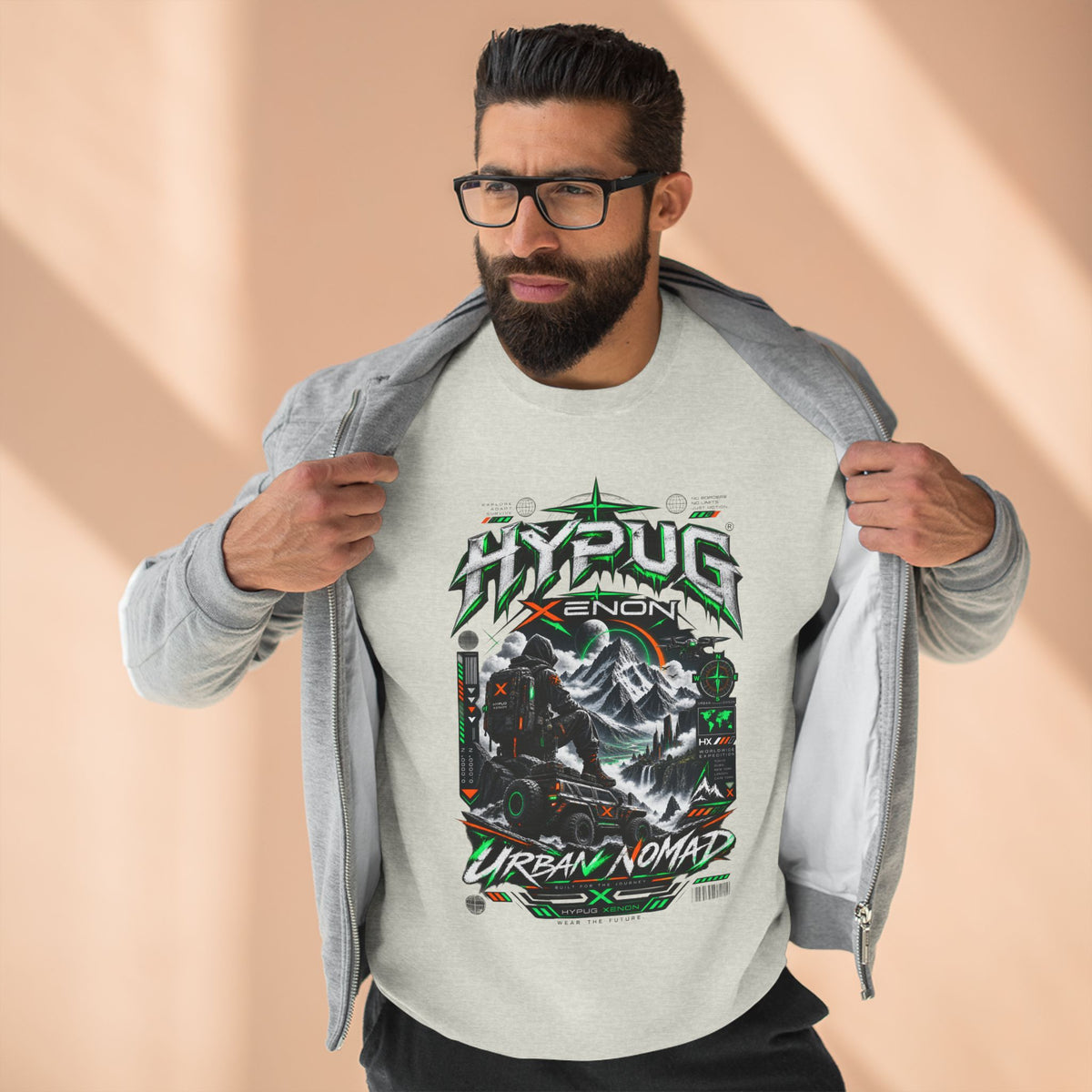 Hypug Xenon - Urban Nomad Sweatshirt — Drop 01