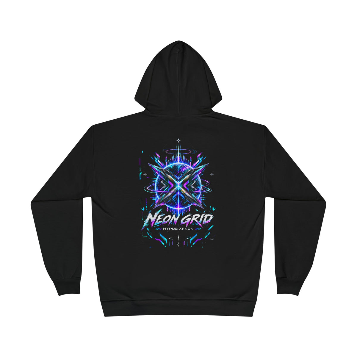 HYPUG XENON Neon Grid Hoodie — Drop 01