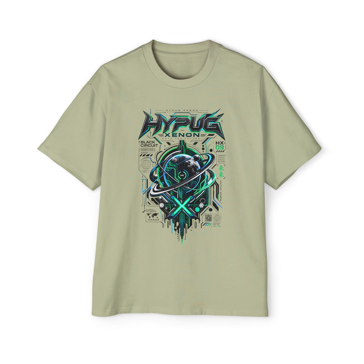 HYPUG XENON BLACK CIRCUIT T-Shirt — DROP 01