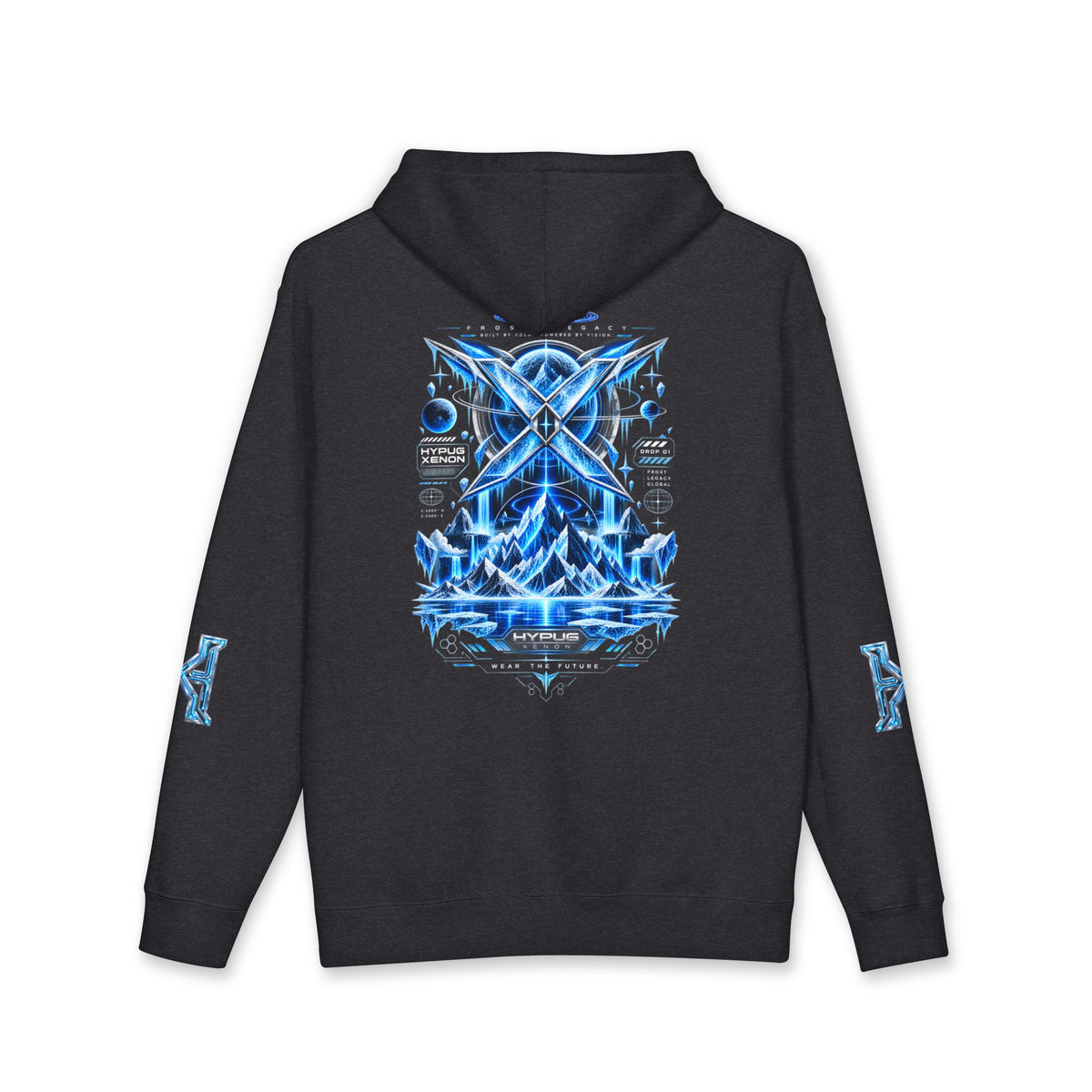 HYPUG XENON  Hoodie  Frost Legacy™ — Drop 01