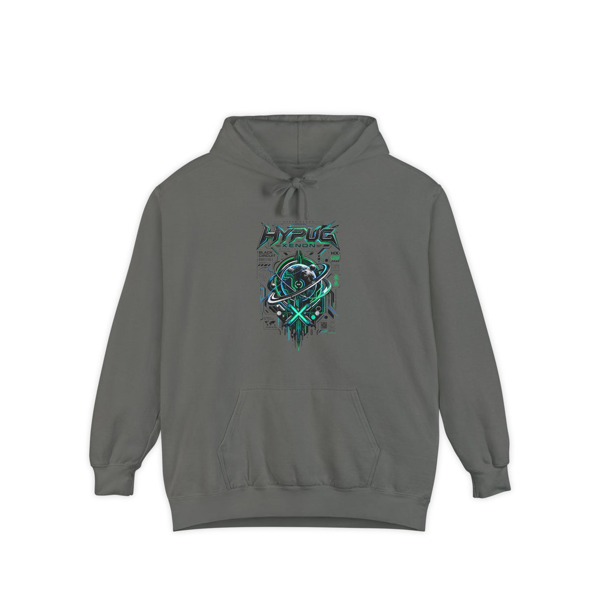 HYPUG XENON BLACK CIRCUIT Hoodie — DROP 01