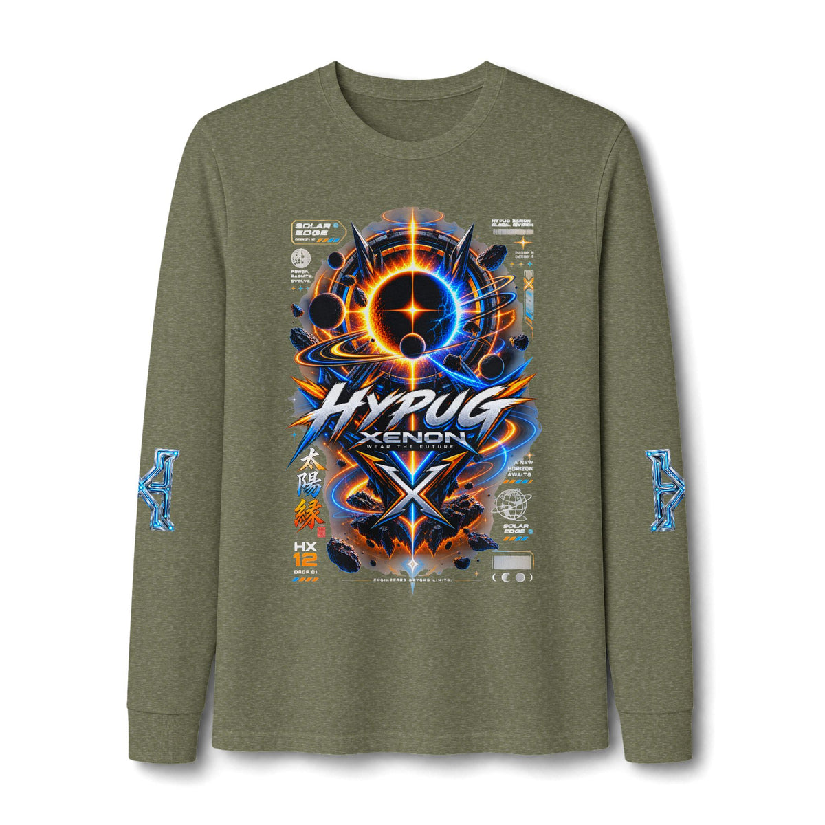 HYPUG XENON SOLAR EDGE Long Sleeve Tee — DROP 01