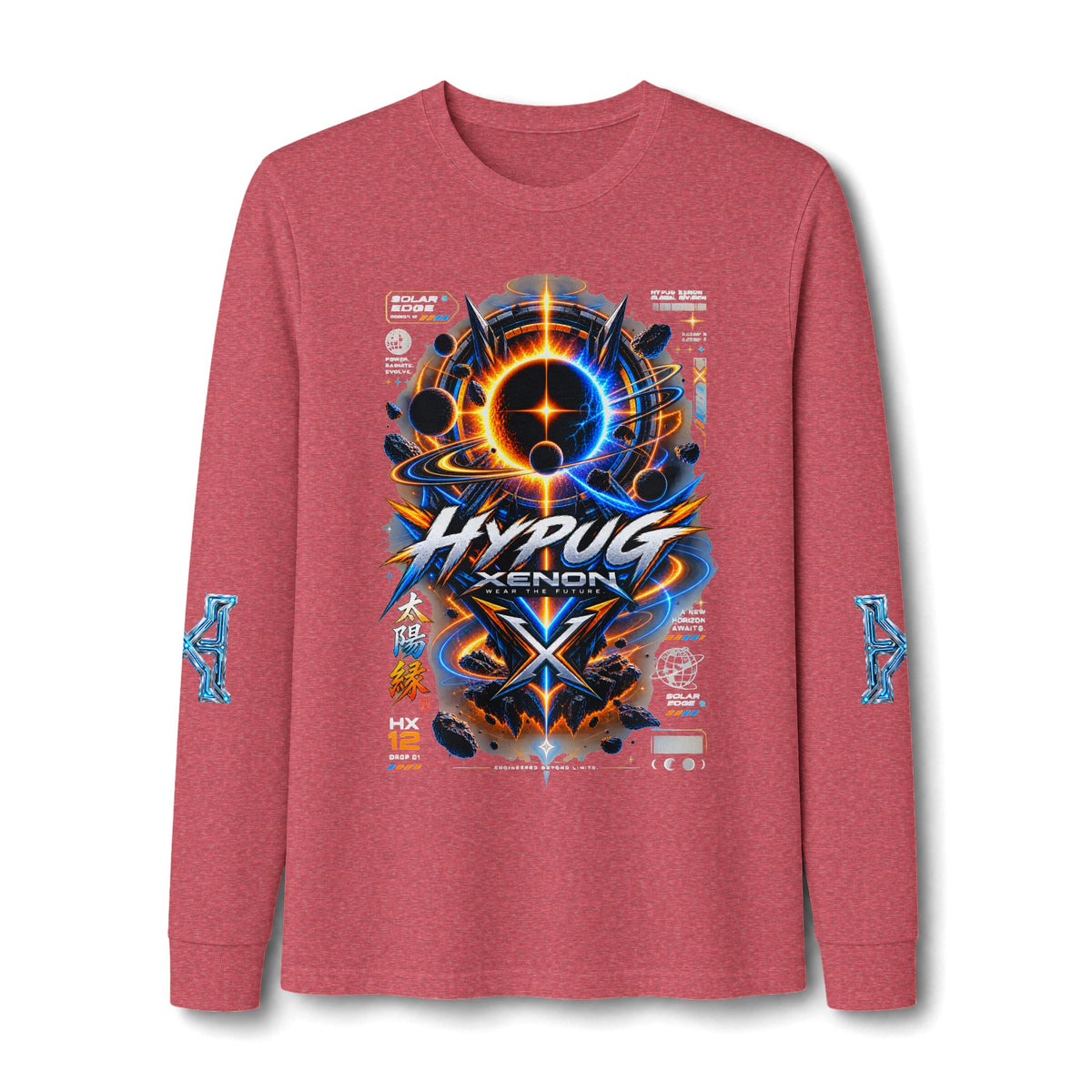 HYPUG XENON SOLAR EDGE Long Sleeve Tee — DROP 01
