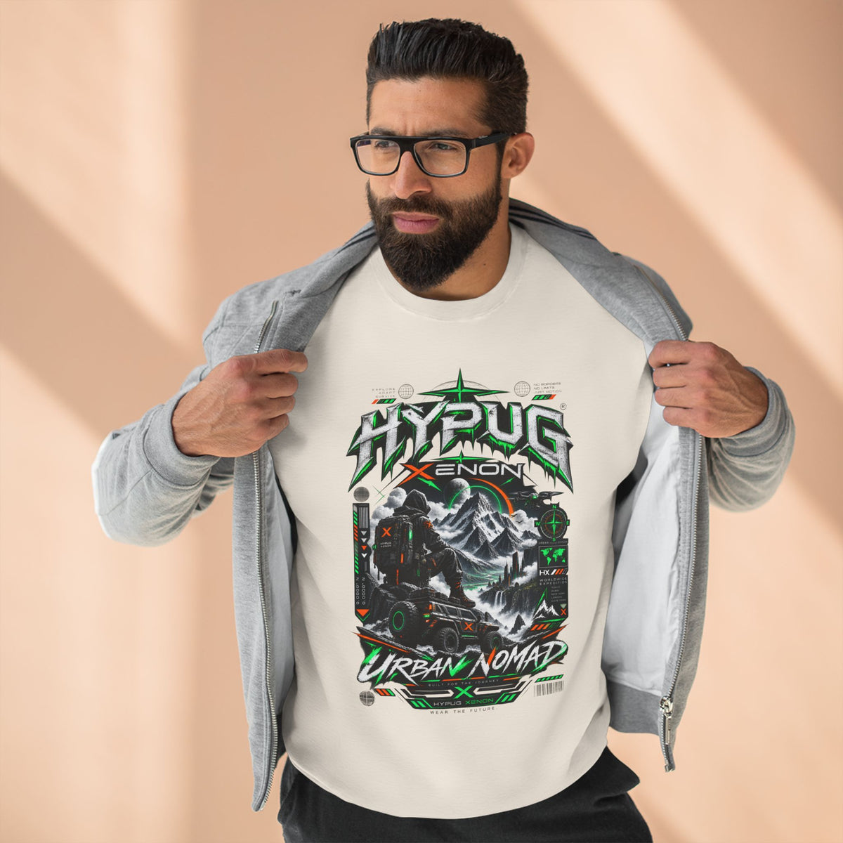 Hypug Xenon - Urban Nomad Sweatshirt — Drop 01