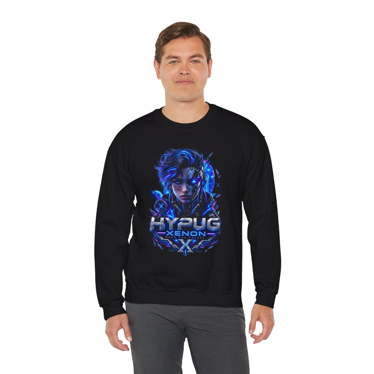 HYPUG XENON — DIGITAL FLUX SWEATSHIRT