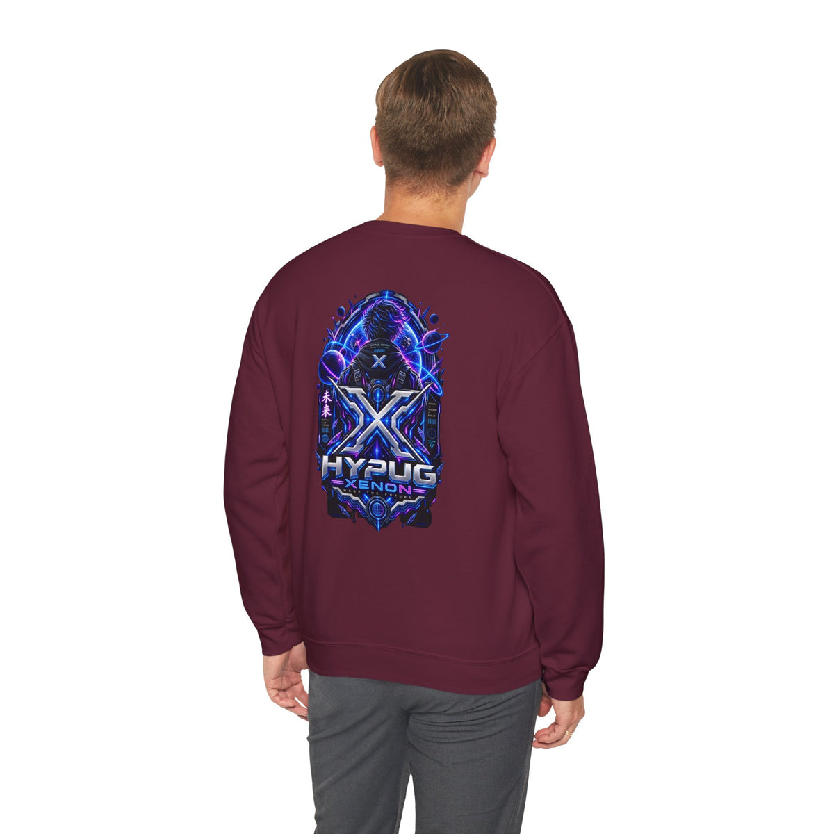 HYPUG XENON — DIGITAL FLUX SWEATSHIRT