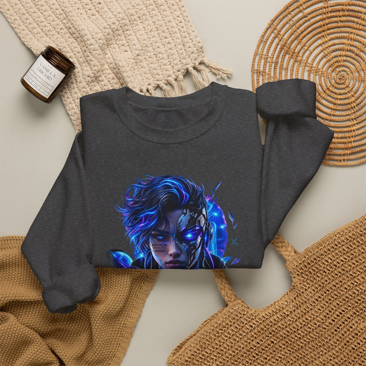 HYPUG XENON — DIGITAL FLUX SWEATSHIRT