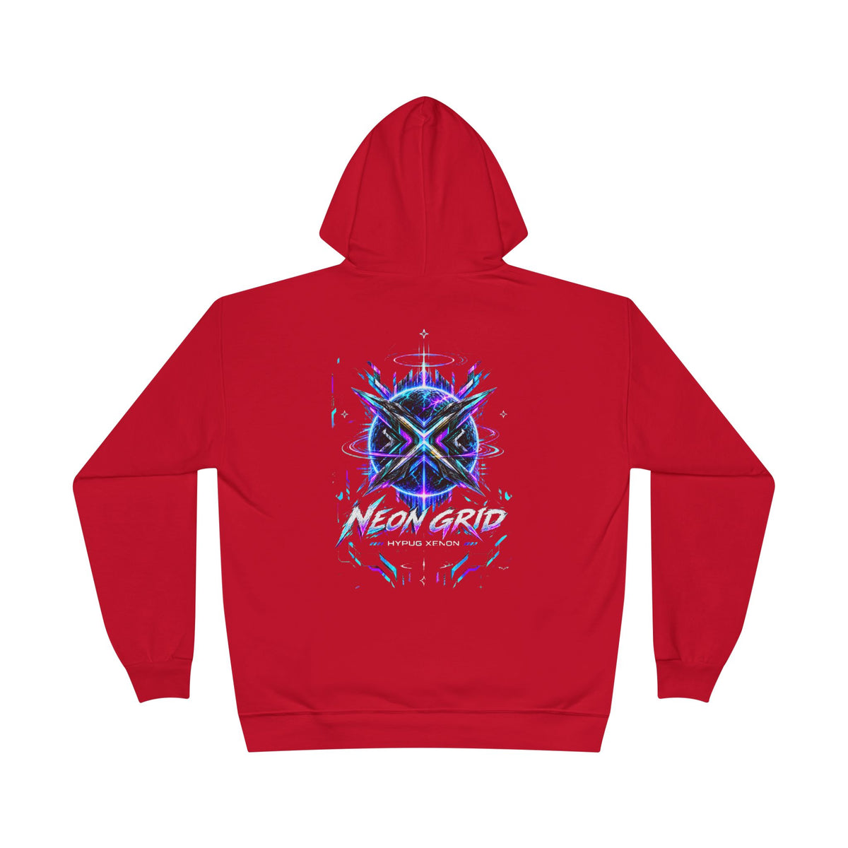HYPUG XENON Neon Grid Hoodie — Drop 01