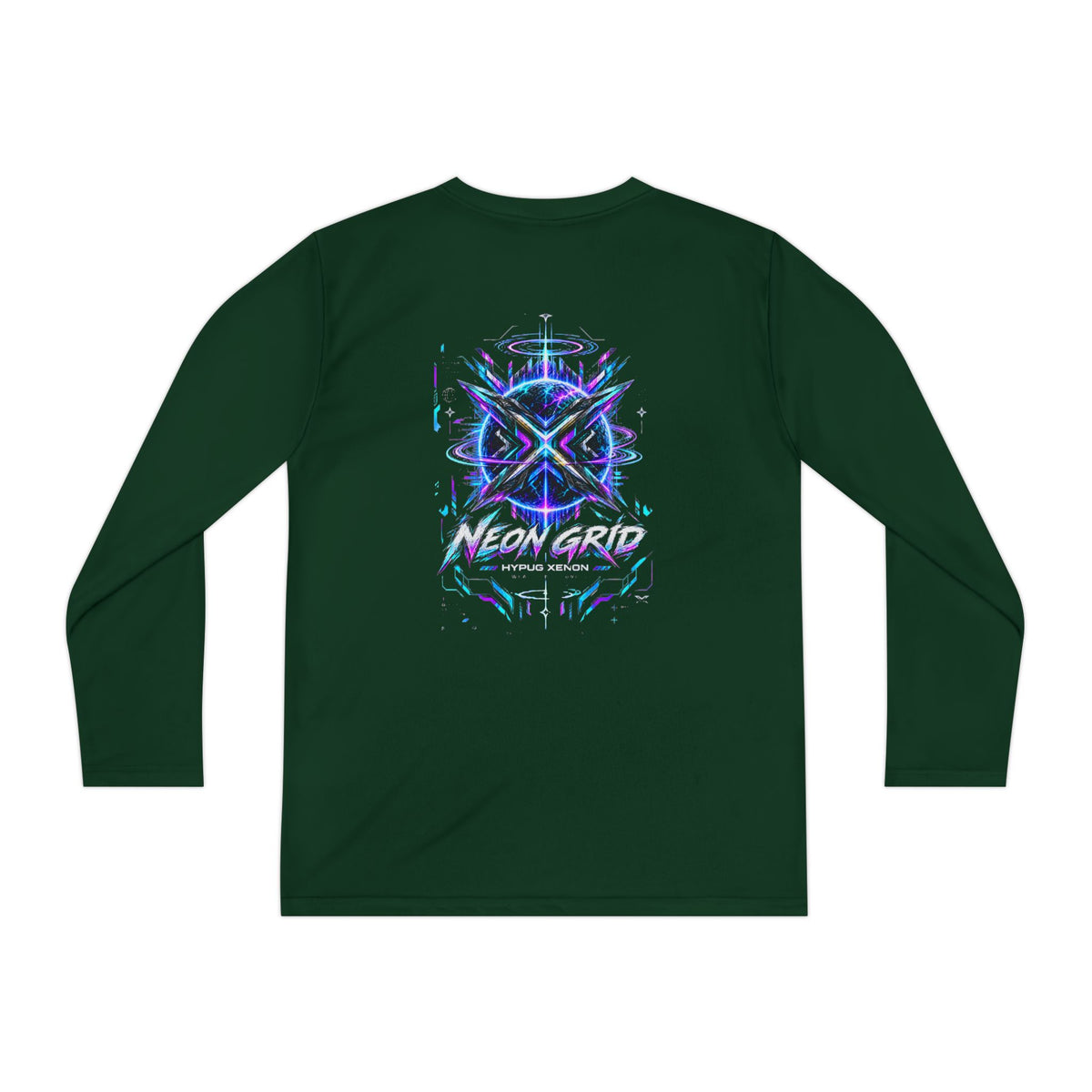 HYPUG XENON Neon Grid Long Sleeve Shirt — Drop 01