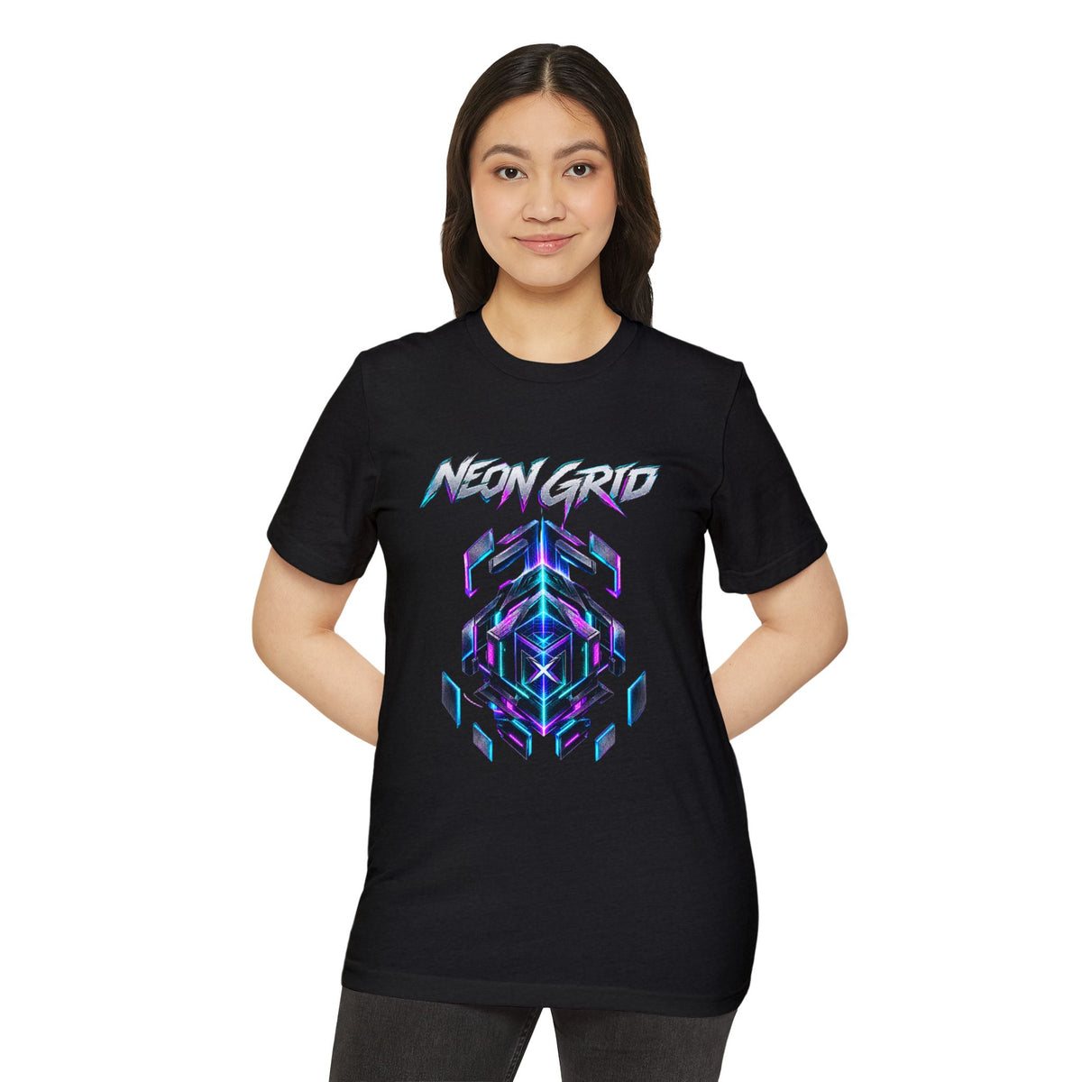 HYPUG XENON Neon Grid T-Shirt — Drop 01