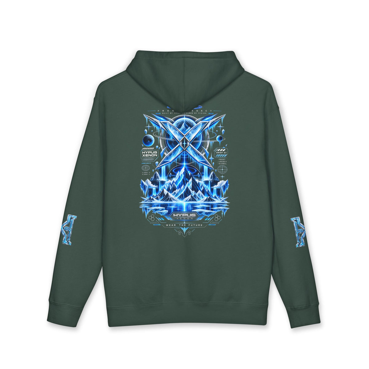 HYPUG XENON  Hoodie  Frost Legacy™ — Drop 01