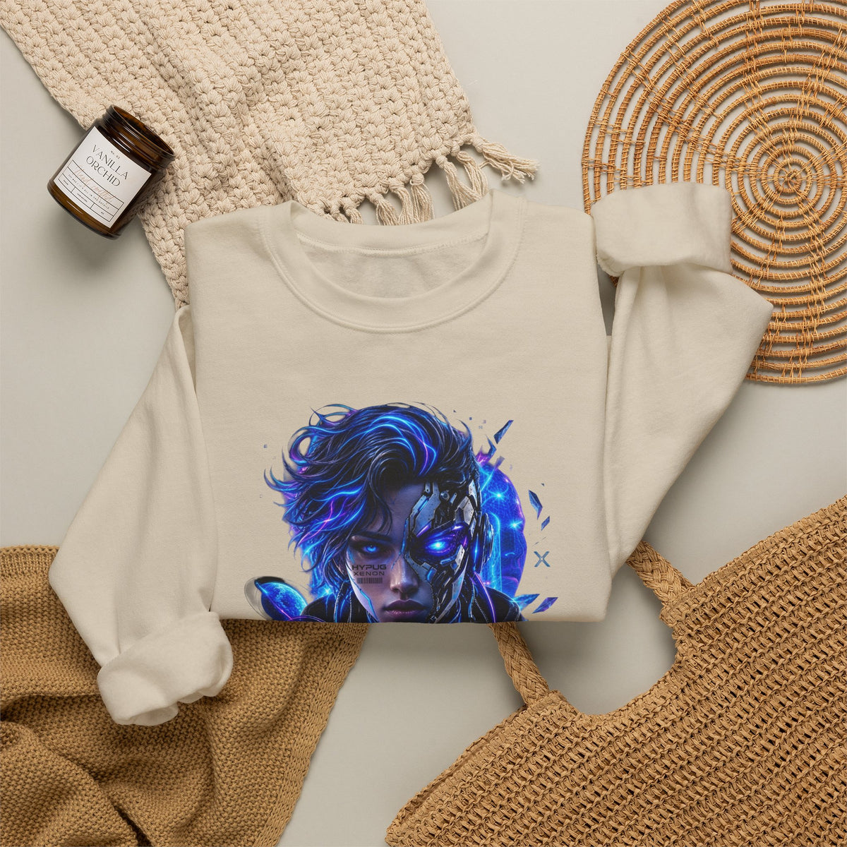HYPUG XENON — DIGITAL FLUX SWEATSHIRT