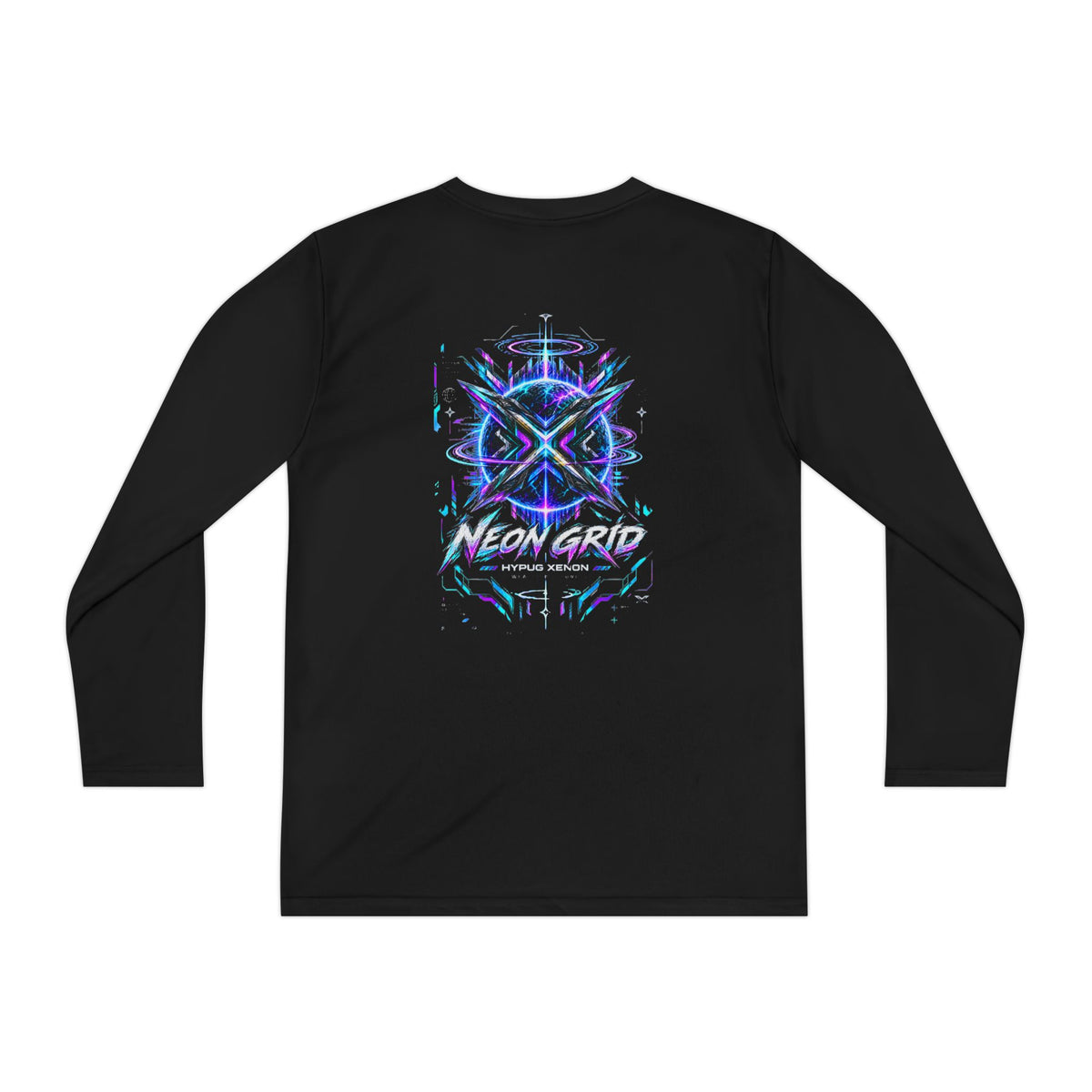 HYPUG XENON Neon Grid Long Sleeve Shirt — Drop 01