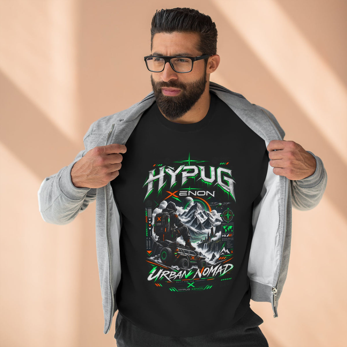 Hypug Xenon - Urban Nomad Sweatshirt — Drop 01