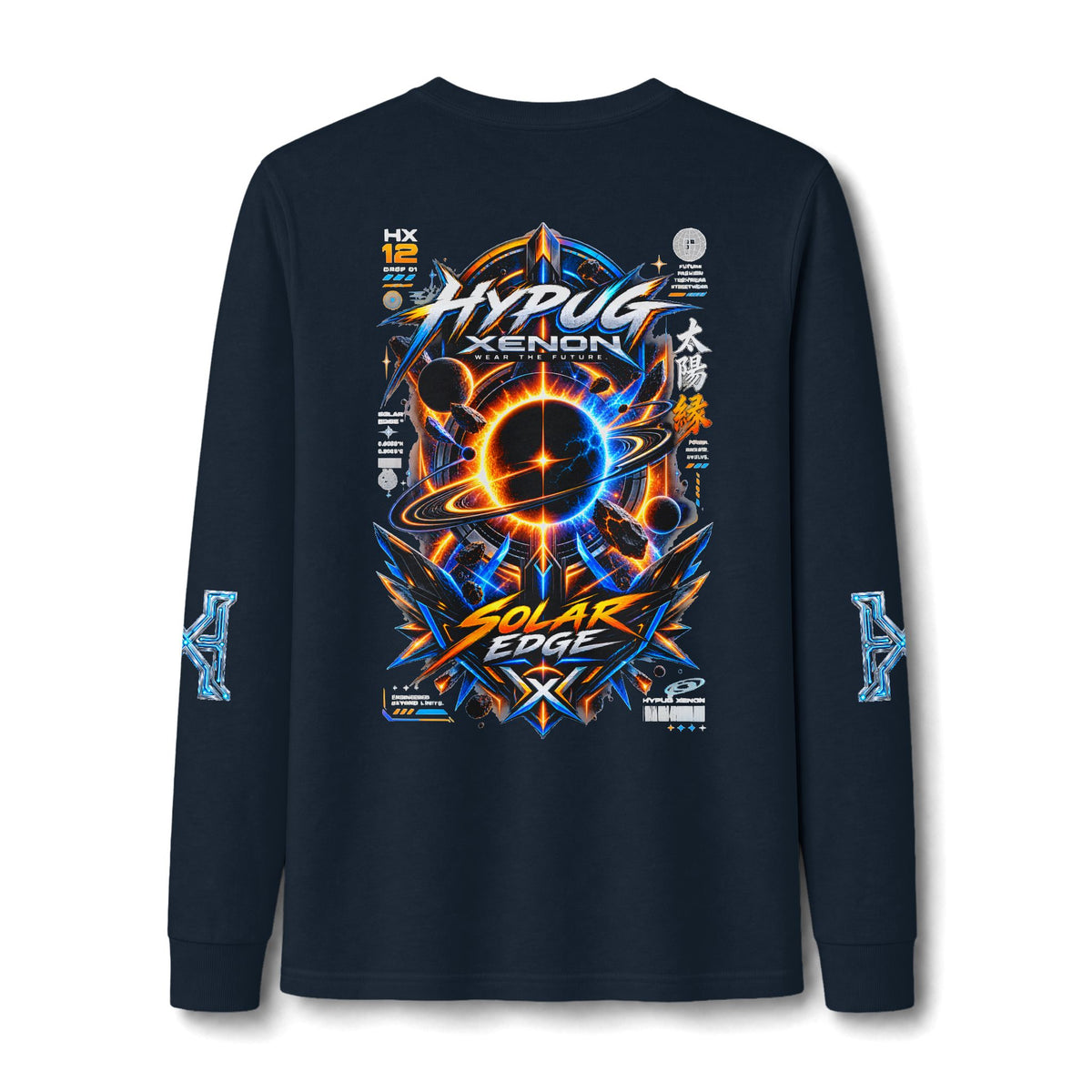 HYPUG XENON SOLAR EDGE Long Sleeve Tee — DROP 01