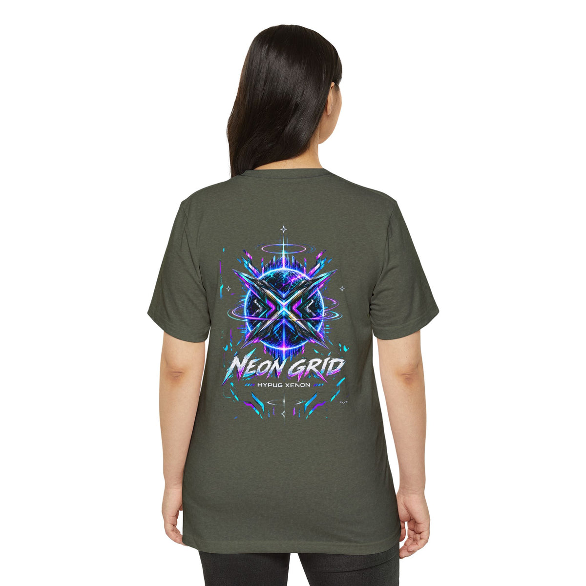 HYPUG XENON Neon Grid T-Shirt — Drop 01