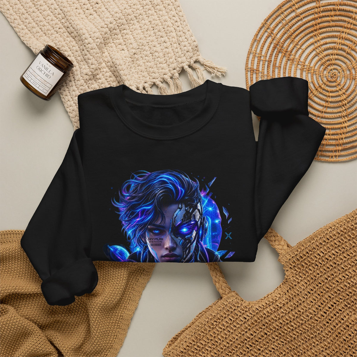 HYPUG XENON — DIGITAL FLUX SWEATSHIRT