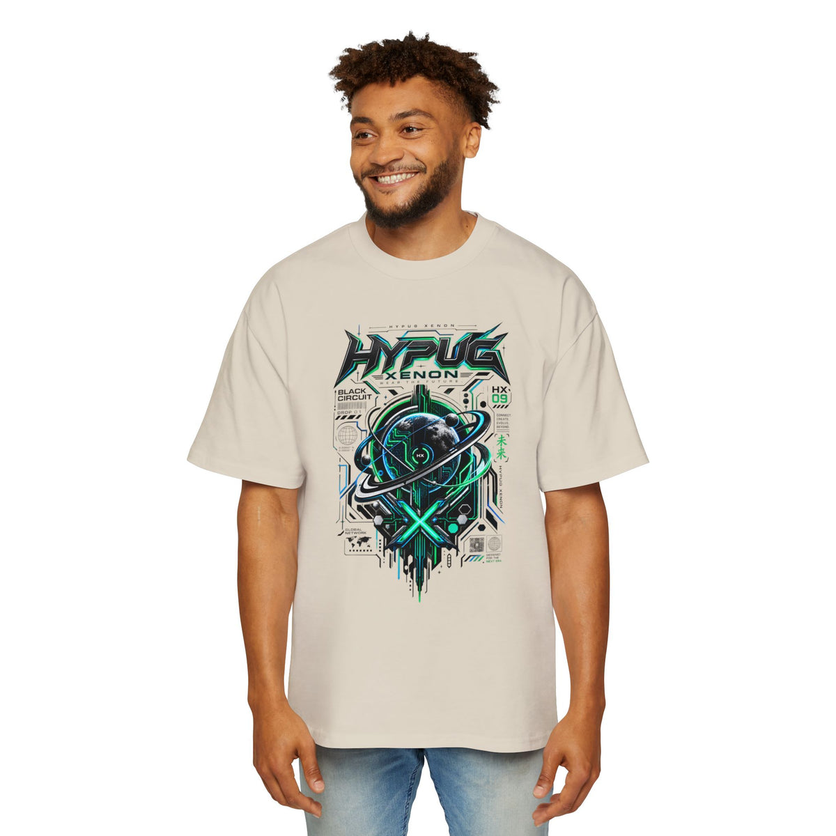 HYPUG XENON BLACK CIRCUIT T-Shirt — DROP 01
