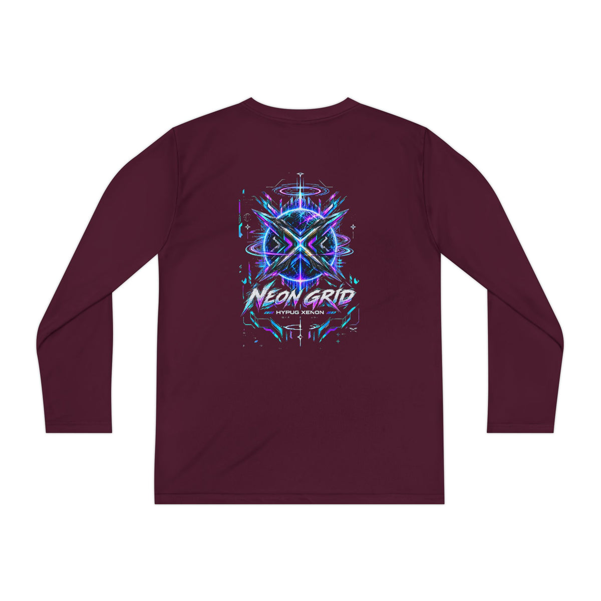 HYPUG XENON Neon Grid Long Sleeve Shirt — Drop 01