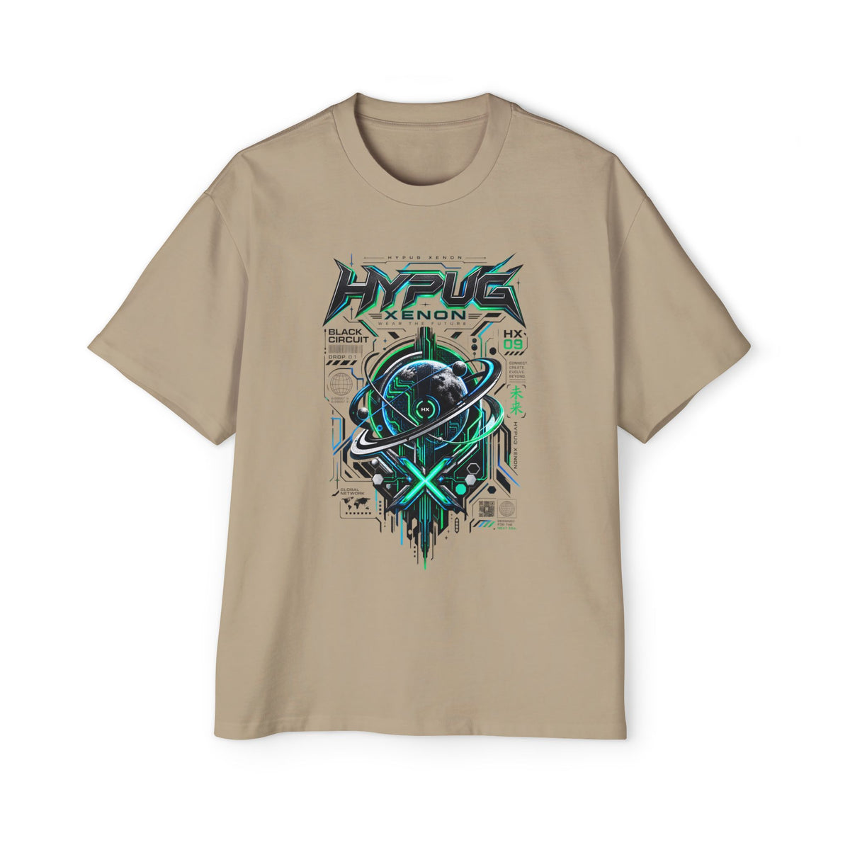 HYPUG XENON BLACK CIRCUIT T-Shirt — DROP 01