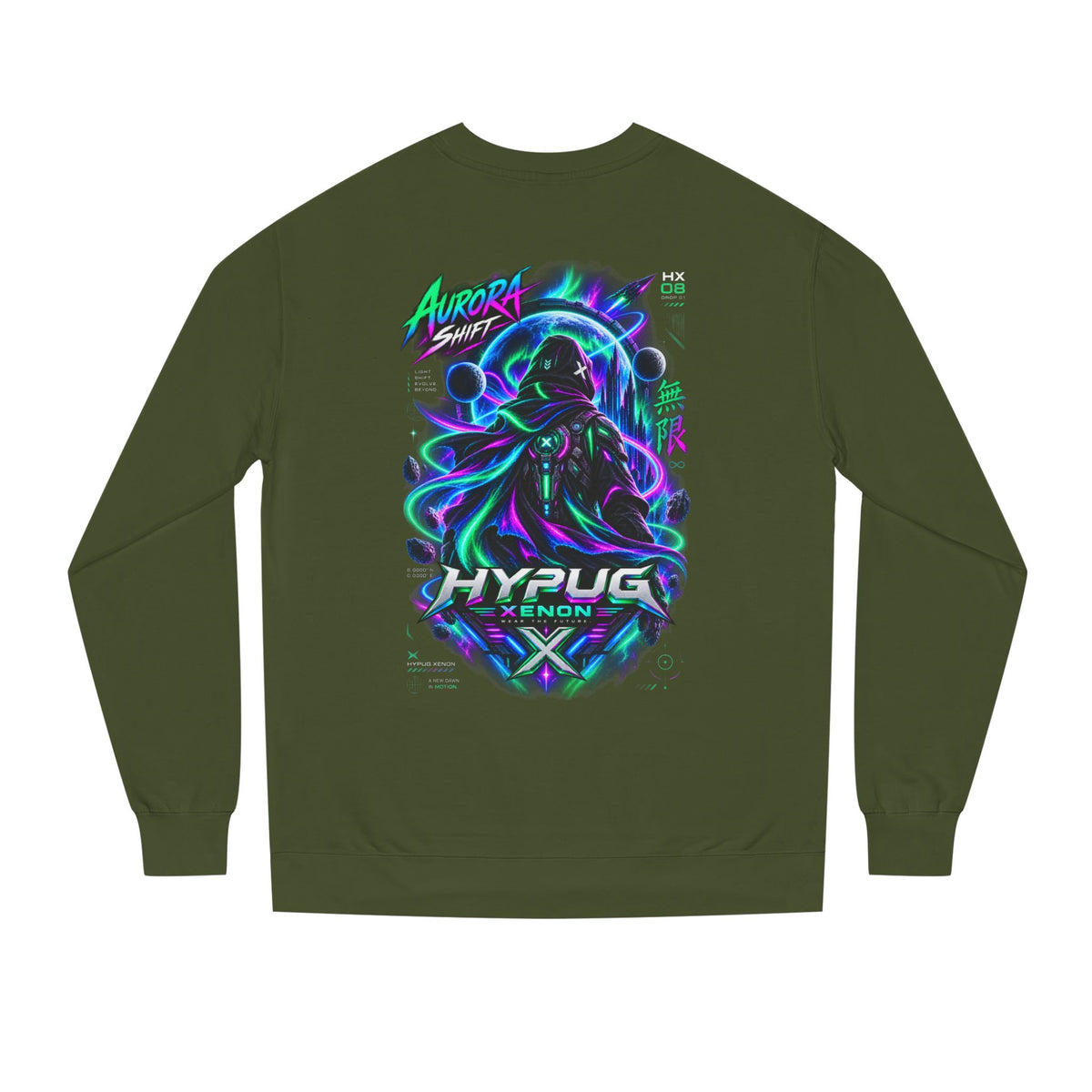 HYPUG XENON Aurora Shift — Drop 01 Sweatshirt