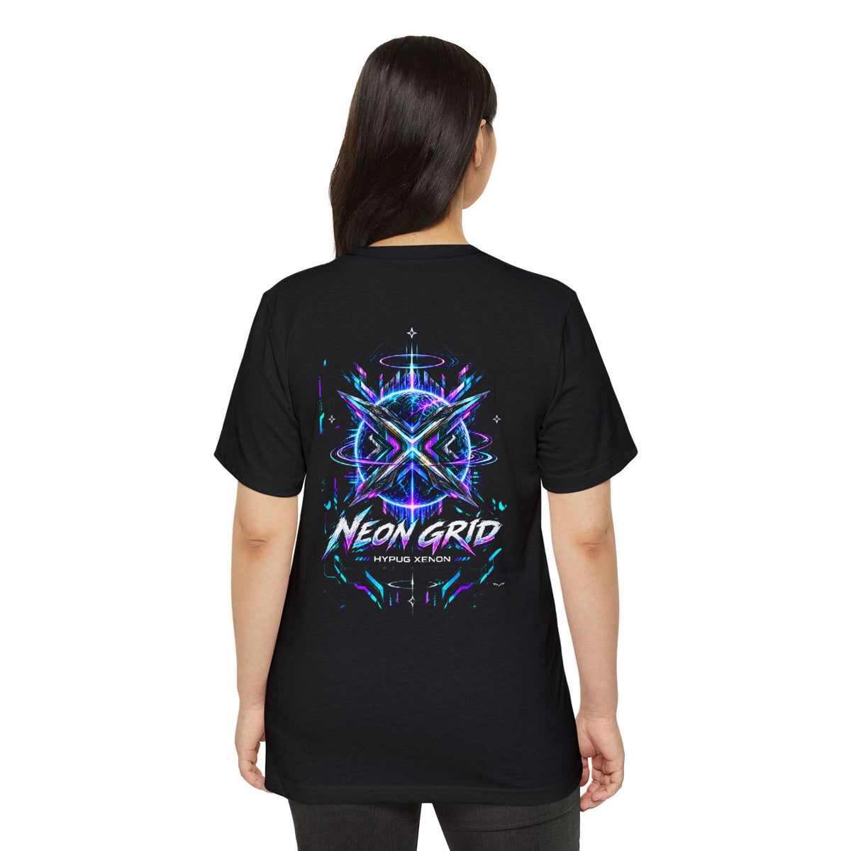 HYPUG XENON Neon Grid T-Shirt — Drop 01