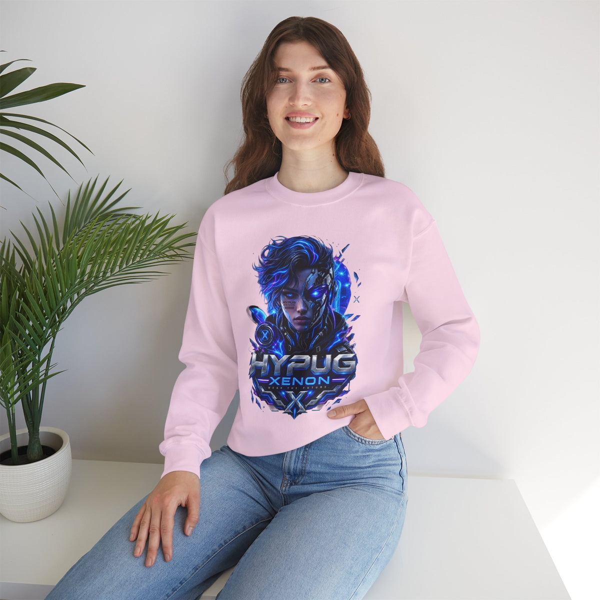HYPUG XENON — DIGITAL FLUX SWEATSHIRT