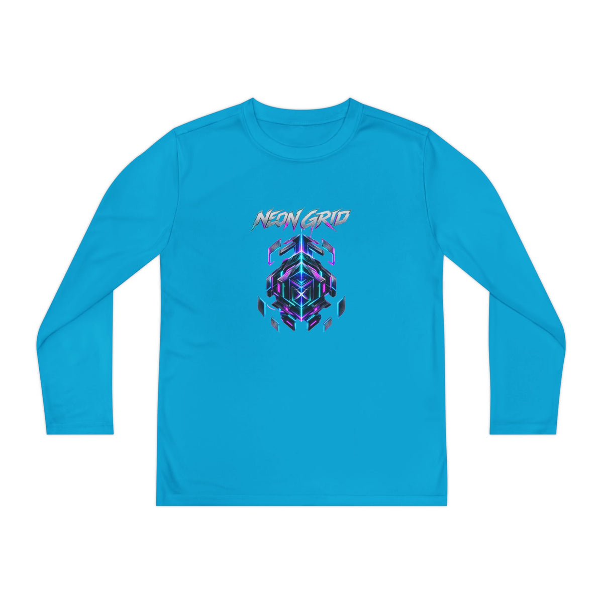HYPUG XENON Neon Grid Long Sleeve Shirt — Drop 01