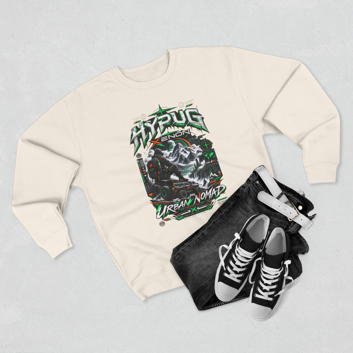 Hypug Xenon - Urban Nomad Sweatshirt — Drop 01