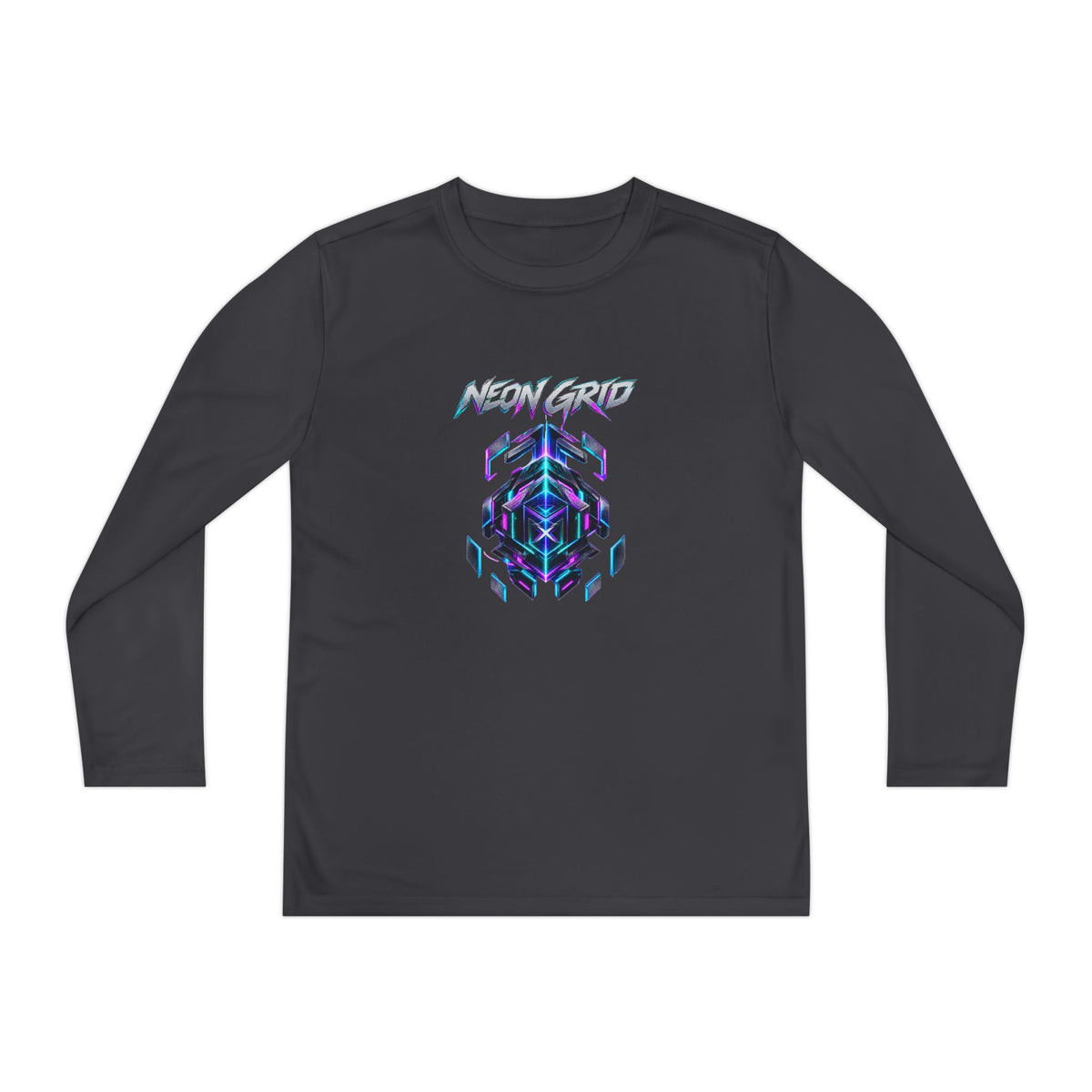 HYPUG XENON Neon Grid Long Sleeve Shirt — Drop 01