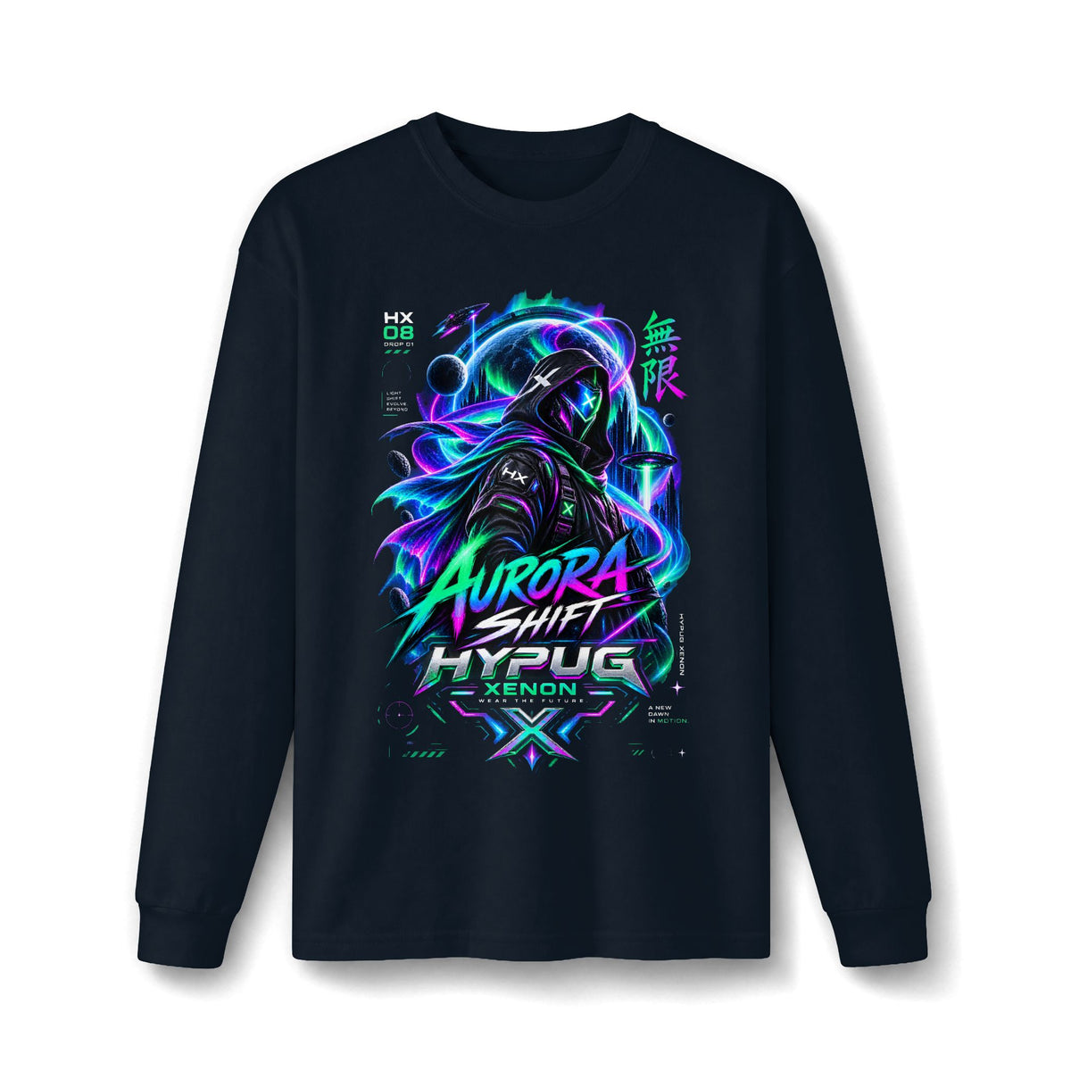 HYPUG XENON Aurora Shift Long Sleeve — Drop 01