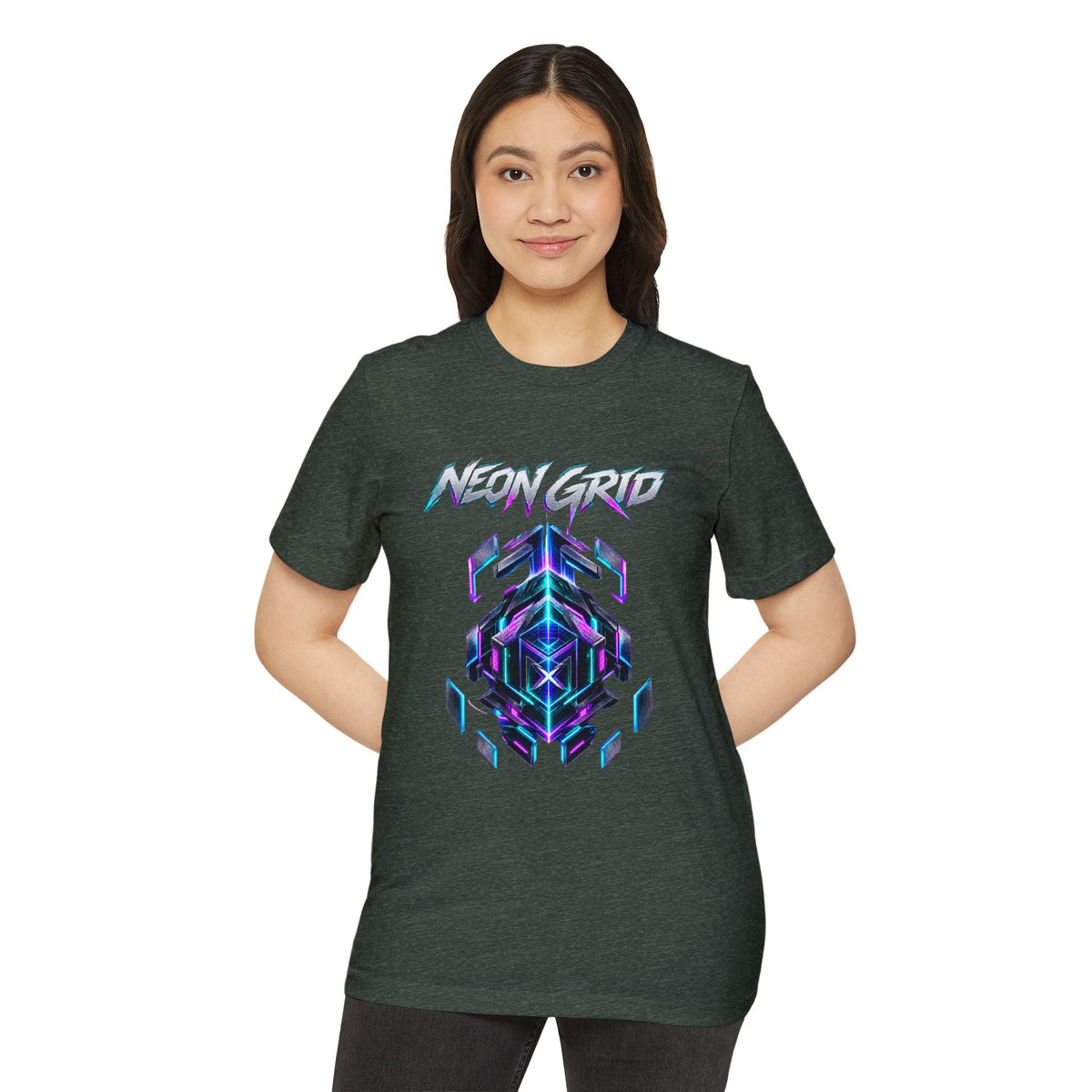 HYPUG XENON Neon Grid T-Shirt — Drop 01