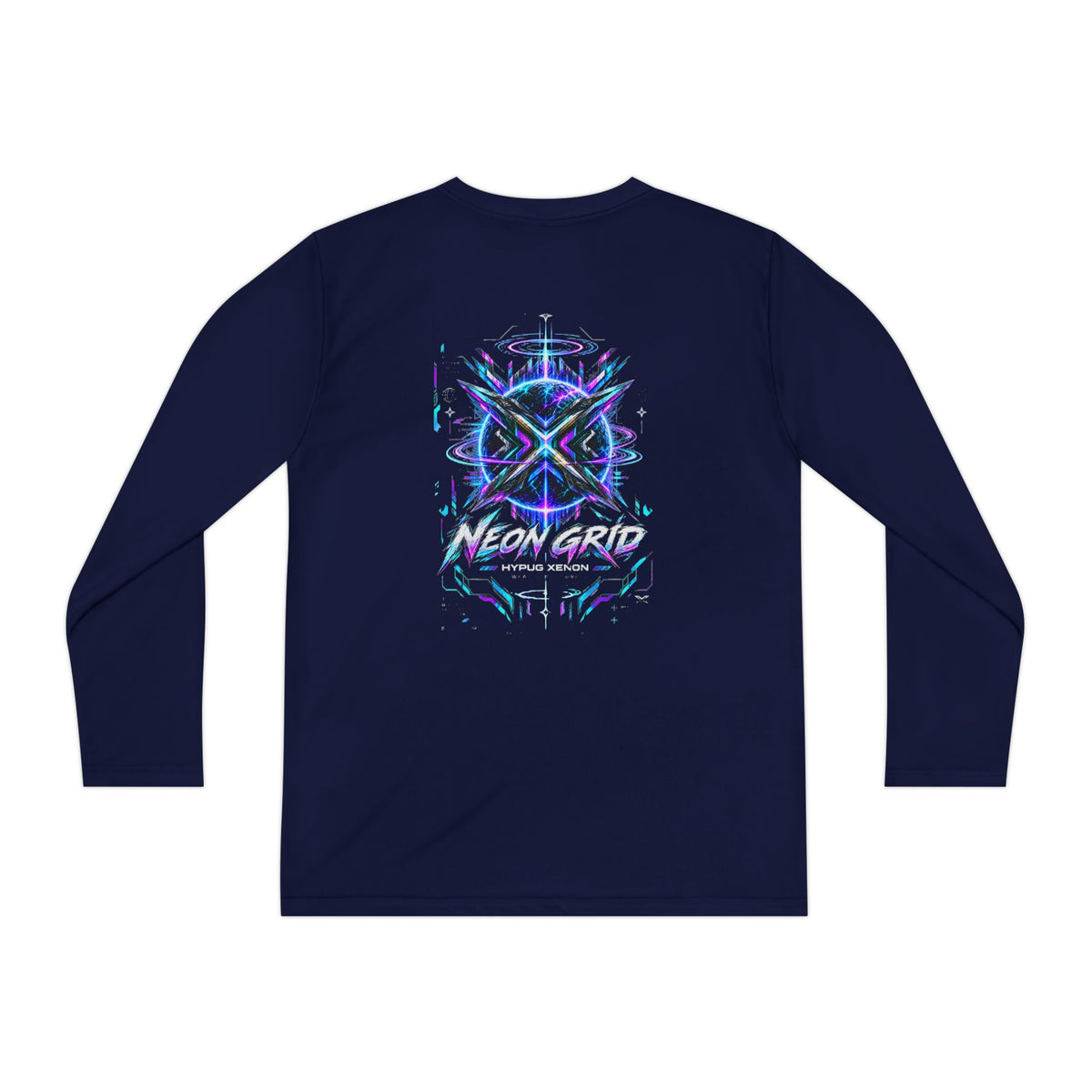 HYPUG XENON Neon Grid Long Sleeve Shirt — Drop 01